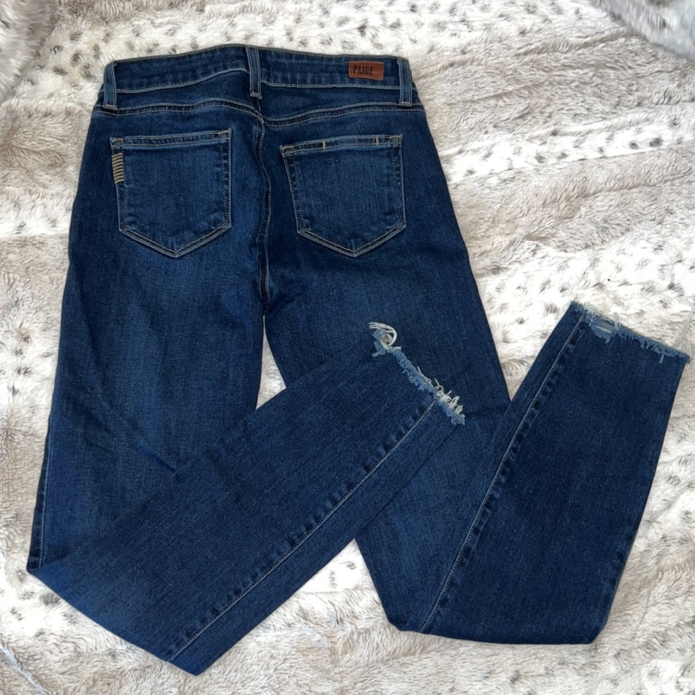 Paige Verdugo Ankle Skinny Jeans Size 25 - Picture 2 of 6